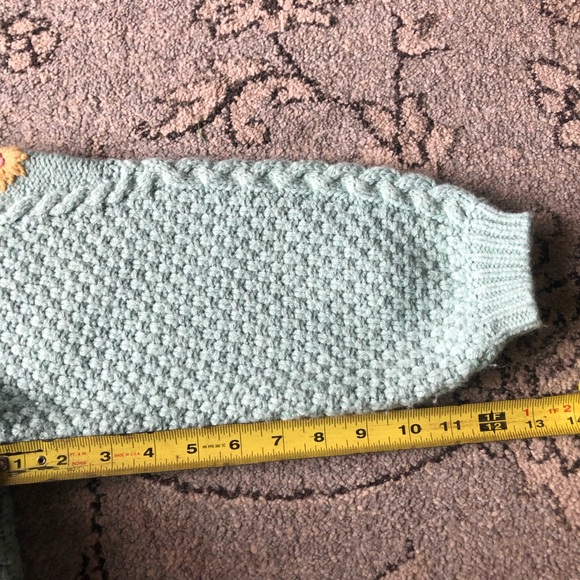 Louise Misha Acacia embroidered sweater Mineral Blue size 10Y - Picture 13 of 15